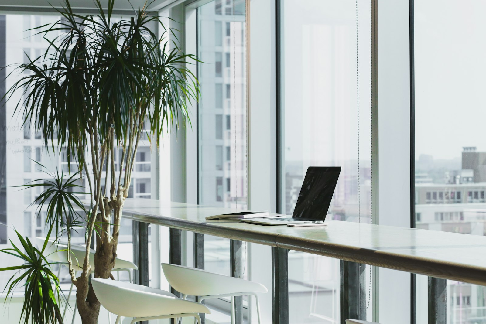 Bright modern workspace
